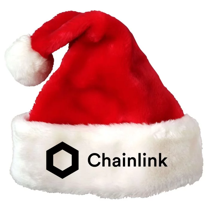 Chainlink LINK Logo, Chainlink Crypto Logo Blockchain DeFi Premium Christmas Santa Hat