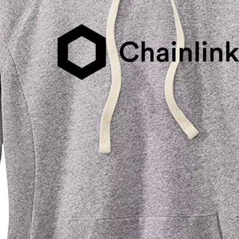 Chainlink LINK Logo, Chainlink Crypto Logo Blockchain DeFi Women's Fleece Hoodie