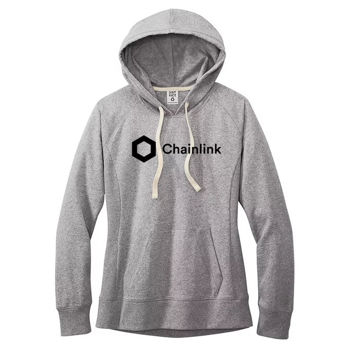 Chainlink LINK Logo, Chainlink Crypto Logo Blockchain DeFi Women's Fleece Hoodie