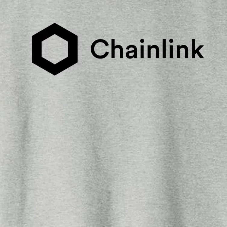 Chainlink LINK Logo, Chainlink Crypto Logo Blockchain DeFi Women's Crop Top Tee