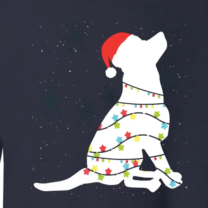 Christmas Lights Labrador Retriever T Dog Lover Gift Toddler Sweatshirt