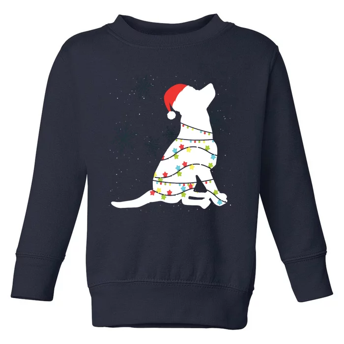 Christmas Lights Labrador Retriever T Dog Lover Gift Toddler Sweatshirt