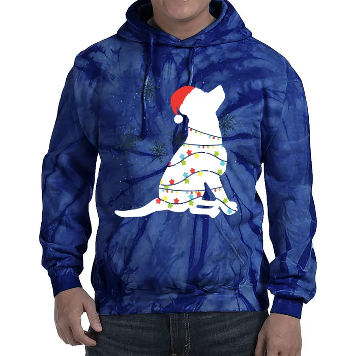 Christmas Lights Labrador Retriever T Dog Lover Gift Tie Dye Hoodie