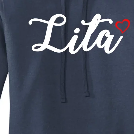 Cute Lita Lover Gift Grandma Christmas Funny Gift Women's Pullover Hoodie