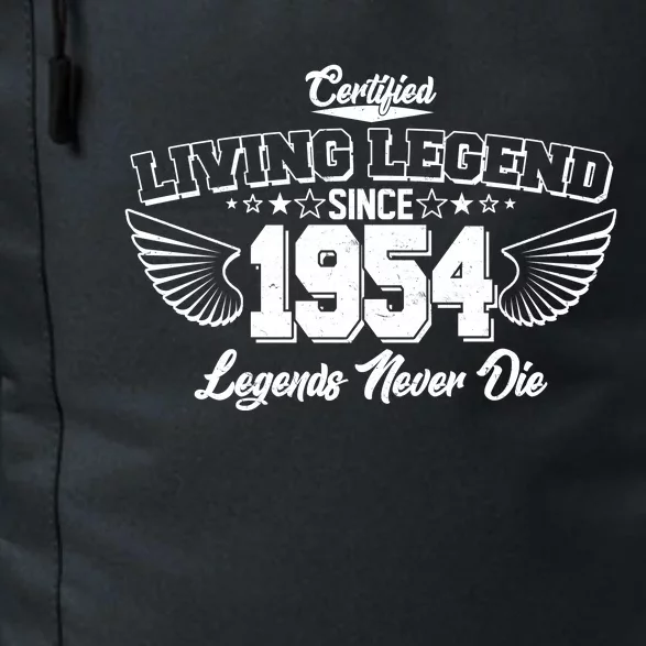 Certified Living Legend Since 1954 Legends Never Die 70th Birthday Wings Daily Commute Backpack