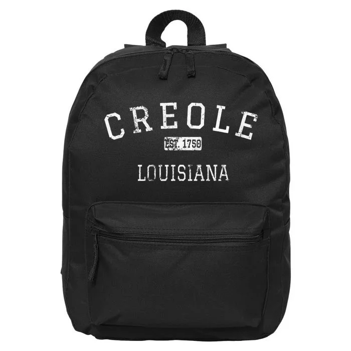 Creole Louisiana La Vintage 16 in Basic Backpack