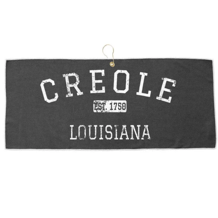 Creole Louisiana La Vintage Large Microfiber Waffle Golf Towel