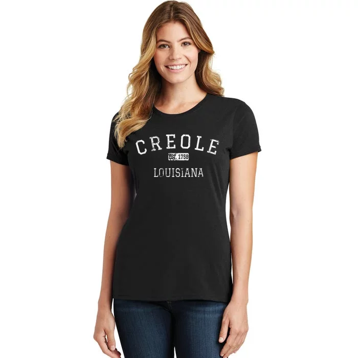 Creole Louisiana La Vintage Women's T-Shirt