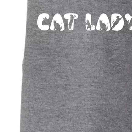 Cat Lovers Ladies Doggie 3-End Fleece Hoodie