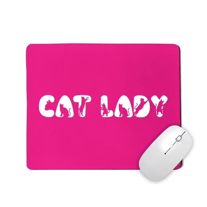 Cat Lovers Ladies Mousepad