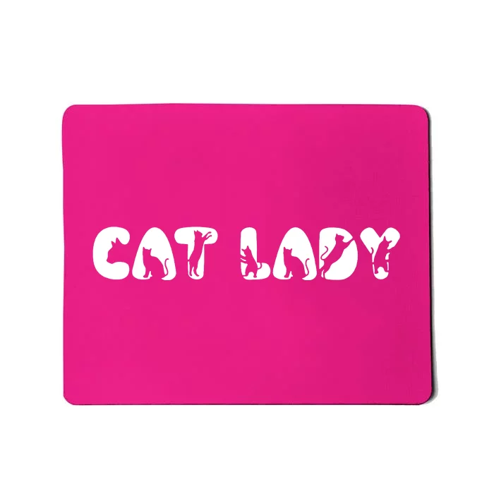 Cat Lovers Ladies Mousepad