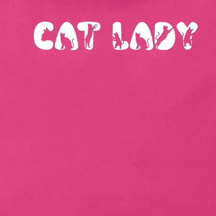 Cat Lovers Ladies Zip Tote Bag