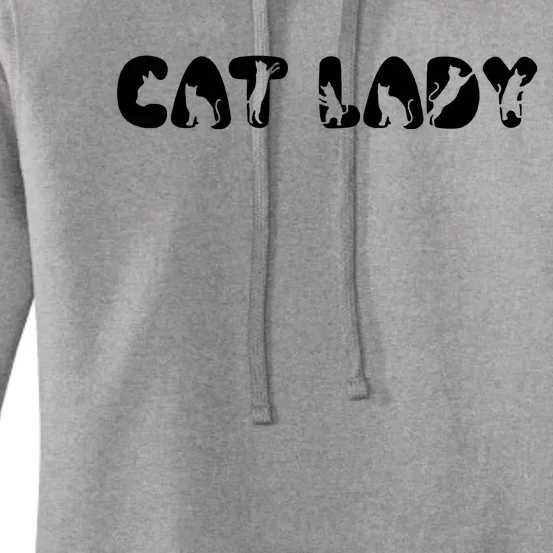 Cat Lovers Ladies Women's Pullover Hoodie