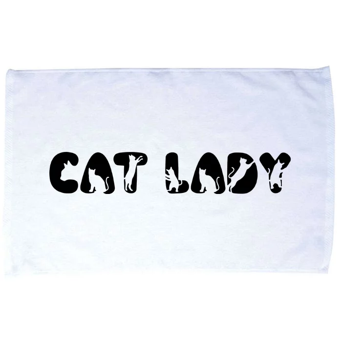 Cat Lovers Ladies Microfiber Hand Towel