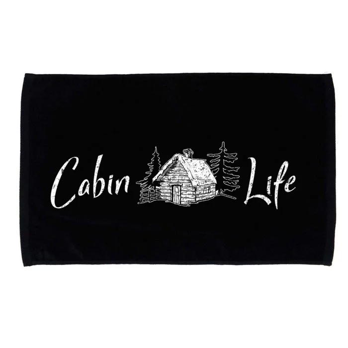 Cabin Life Log Cabin Gift Microfiber Hand Towel