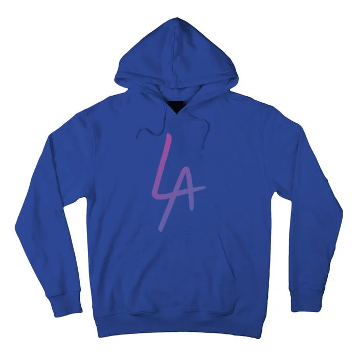 Cool La Letters Los Angeles Pride Trendy California Lovers Gift Tall Hoodie