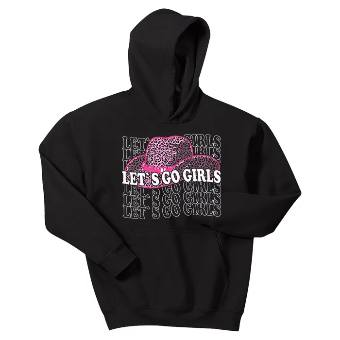 Cow Leopard Let´s Go Country Southern Western Kids Hoodie