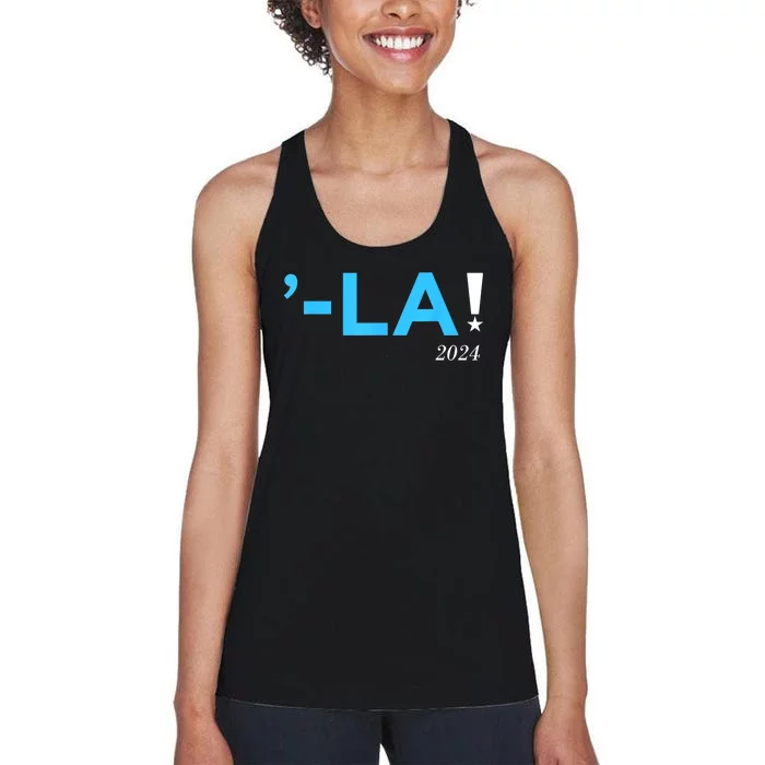 Comma La La Women's Racerback Tank