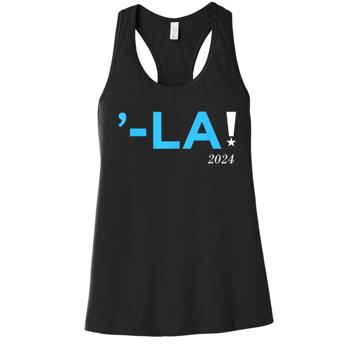 Comma La La Women's Racerback Tank