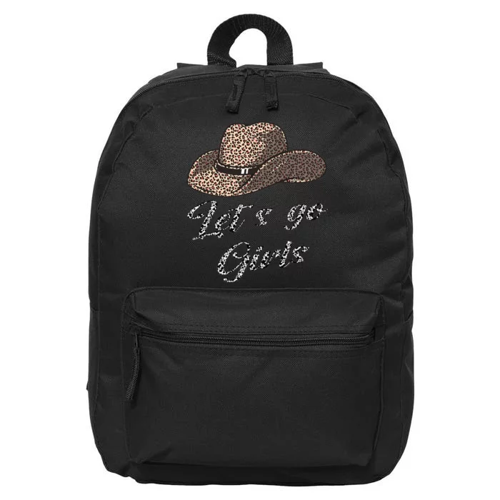 Cow Leopard Let´s Go Country Southern Western 16 in Basic Backpack