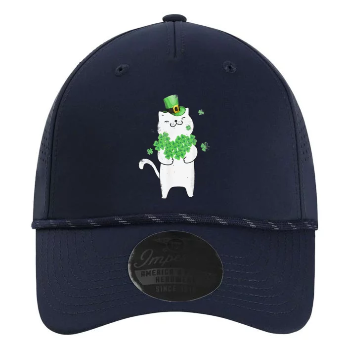 Cat Leprechaun Lover Shamrock St Patrick's Day Performance The Dyno Cap