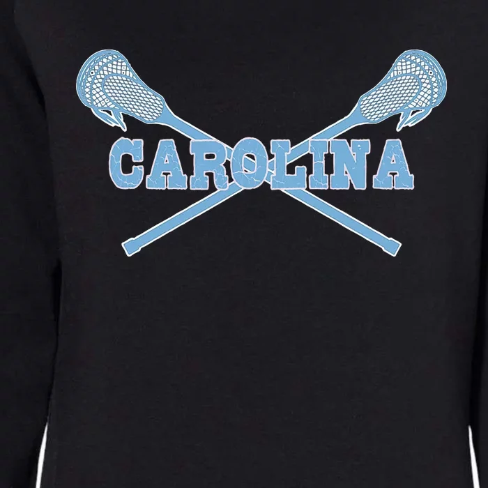 Carolina Lacrosse Lax Sticks Womens California Wash Sweatshirt