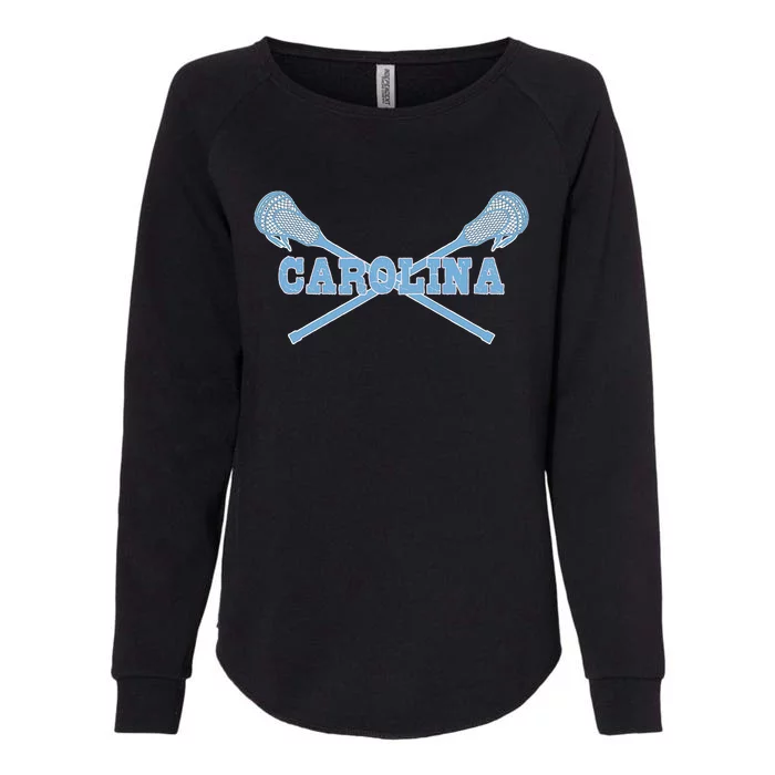 Carolina Lacrosse Lax Sticks Womens California Wash Sweatshirt