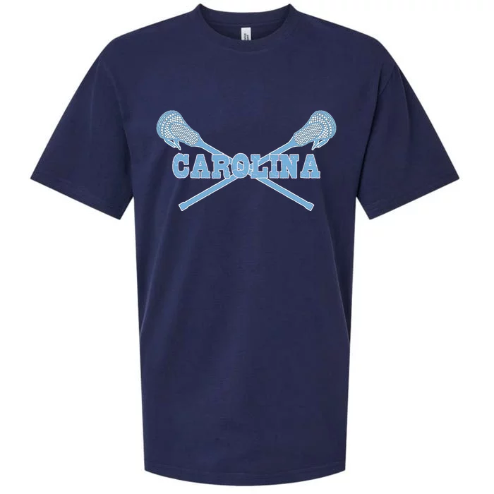 Carolina Lacrosse Lax Sticks Sueded Cloud Jersey T-Shirt