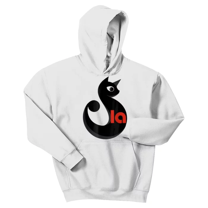 Comma La La Cat  Comma La Kids Hoodie