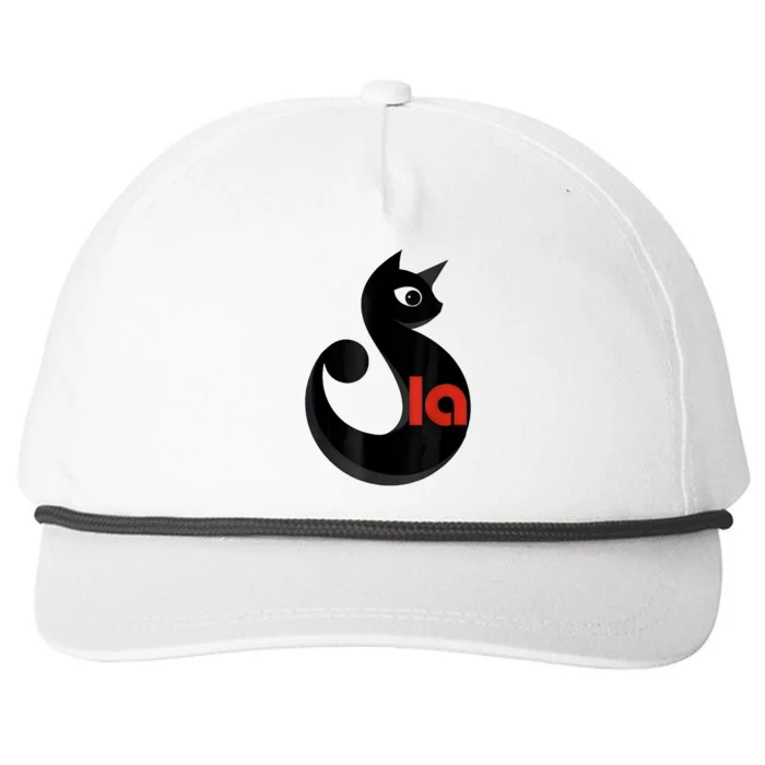 Comma La La Cat  Comma La Snapback Five-Panel Rope Hat