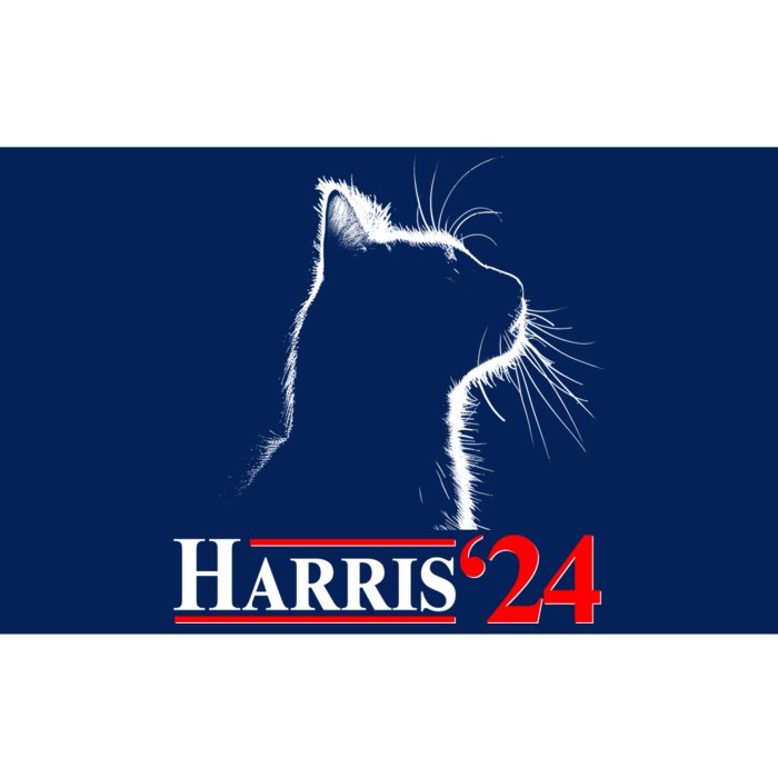 Cat Lady Ladies For Kamala Harris 2024 Bumper Sticker