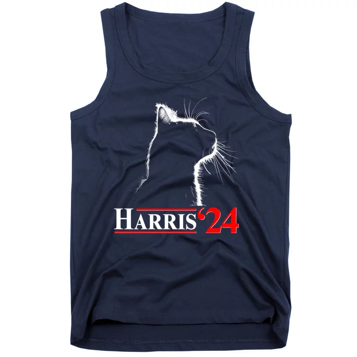 Cat Lady Ladies For Kamala Harris 2024 Tank Top