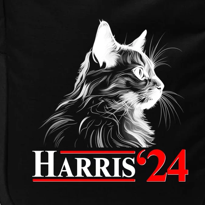 Cat Lady Ladies For Kamala Harris 2024 Impact Tech Backpack