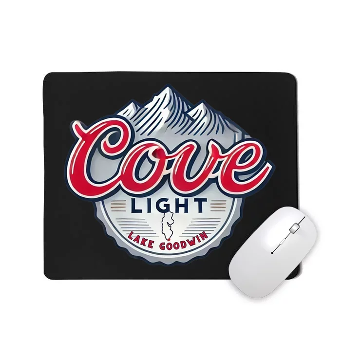 Cove Light Lake Goodwin Washington Mousepad