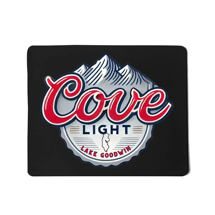 Cove Light Lake Goodwin Washington Mousepad