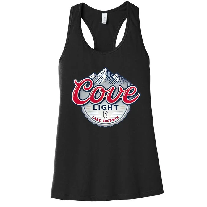 Cove Light Lake Goodwin Washington Women's Racerback Tank