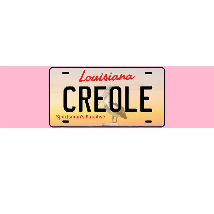 Creole Louisiana License Plate Bumper Sticker