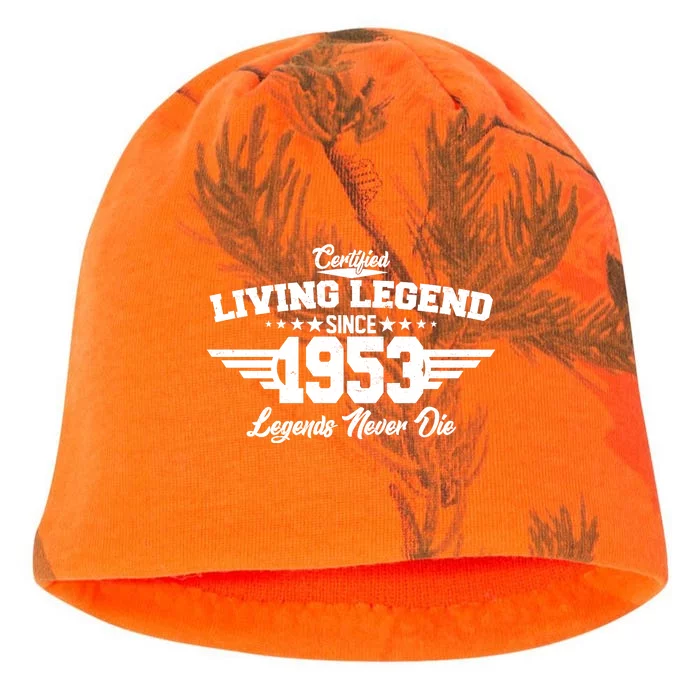 Certified Living Legend Since 1953 Legends Never Die 70th Birthday Kati - Camo Knit Beanie