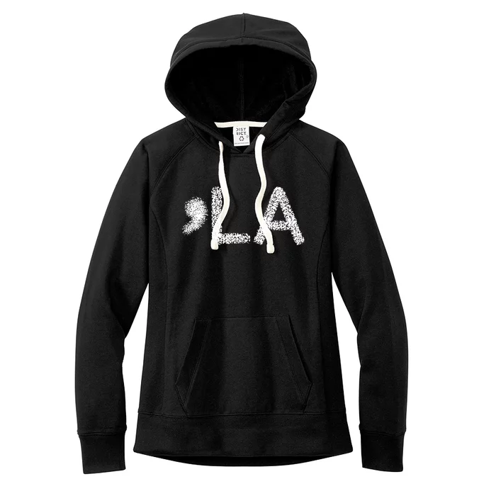 Comma La La Gift Women's Fleece Hoodie