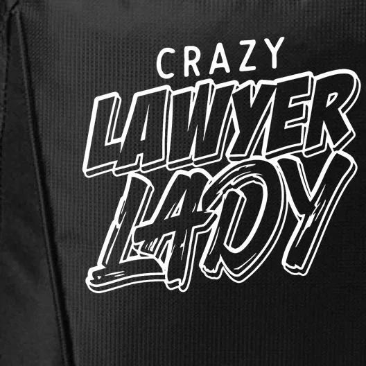 Crazy Lawyer Lady City Backpack