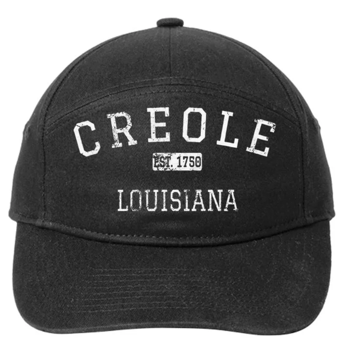 Creole Louisiana La Vintage 7-Panel Snapback Hat