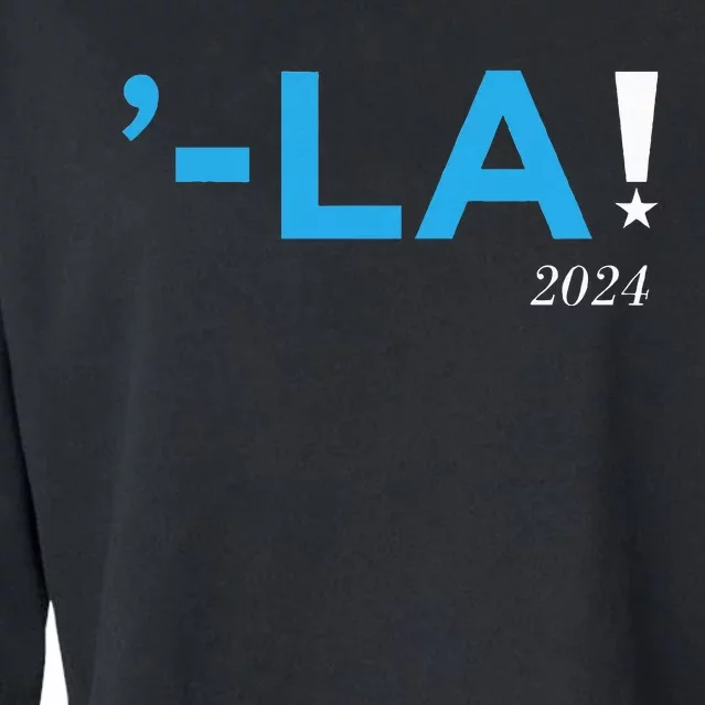 Comma La La Cropped Pullover Crew