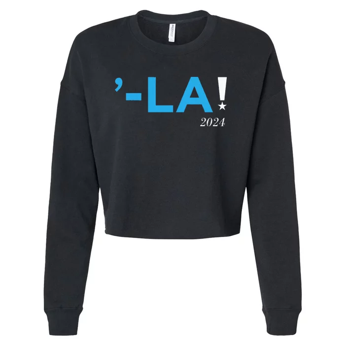 Comma La La Cropped Pullover Crew