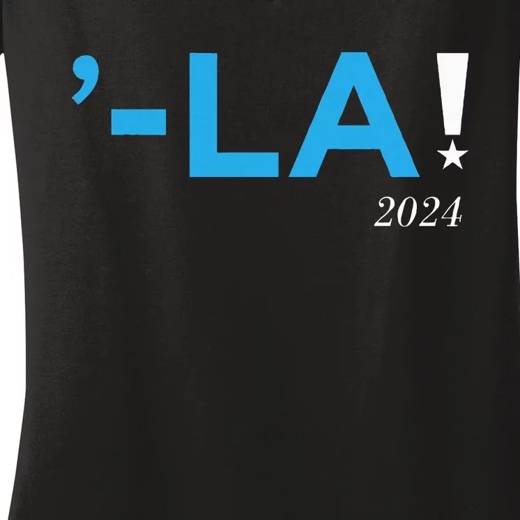 Comma La La Women's V-Neck T-Shirt