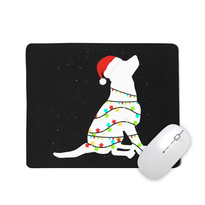 Christmas Lights Labrador Retriever Dog Lover Gift Mousepad