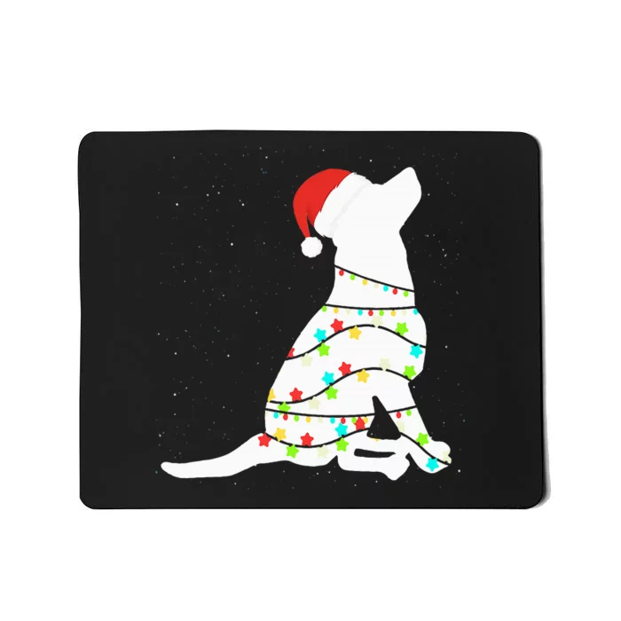 Christmas Lights Labrador Retriever Dog Lover Gift Mousepad