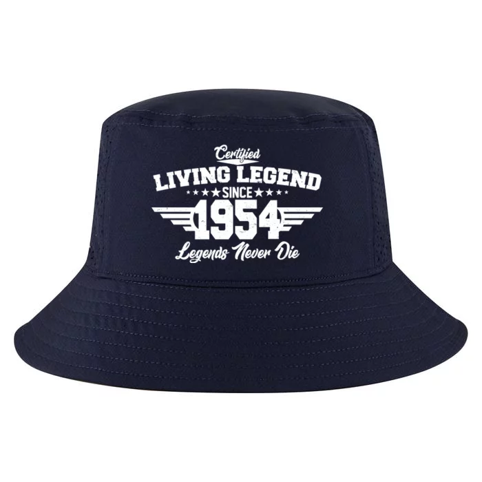 Certified Living Legend Since 1954 Legends Never Die 70th Birthday Cool Comfort Performance Bucket Hat