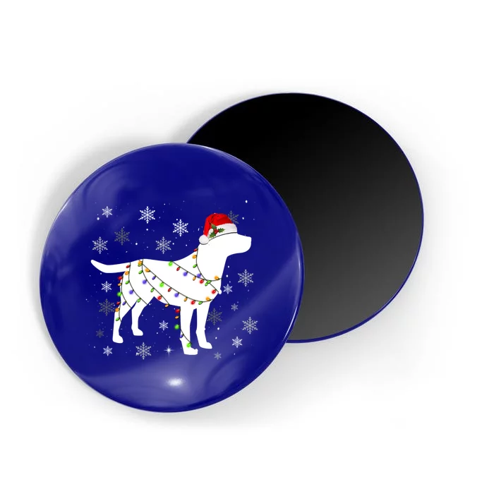 Christmas Lights Labrador Retriever Dog Lover Gift Magnet