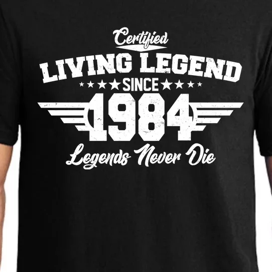 Certified Living Legend Since 1984 Legends Never Die 40th Birthday Pajama Set