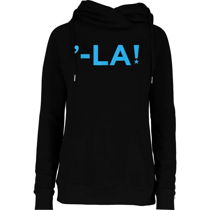 Comma La La Design Womens Funnel Neck Pullover Hood